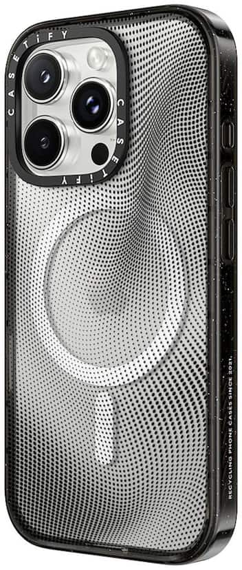 CASETiFY iPhone 16 Pro Case Black Impact Case MagSafe Compatible Halftone Case CASETiFY CASETiFY iPhone 16 Pro Case Black Impact Case MagSafe Compatible Halftone Case CASETiFY