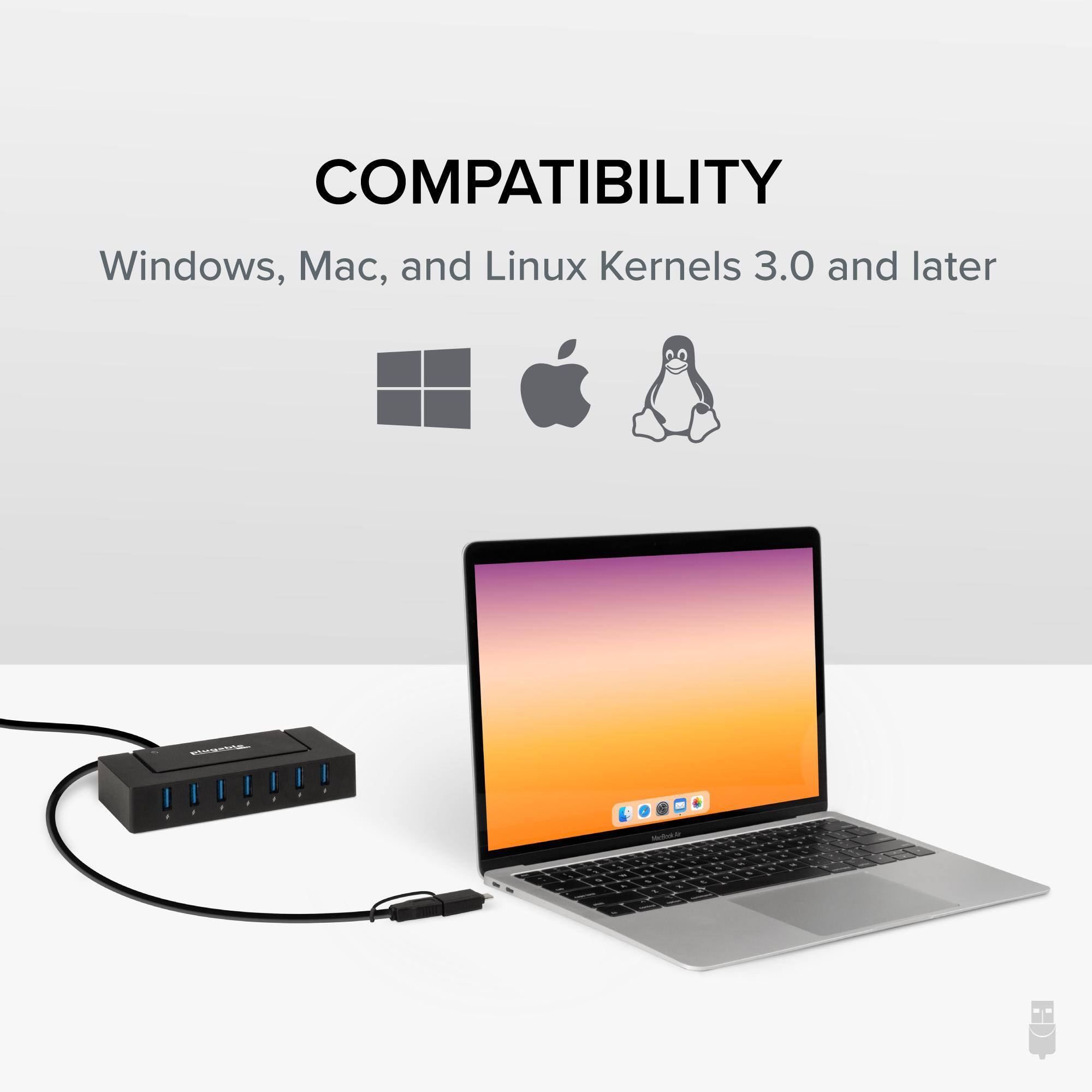 COMPATIBILITY

Windows, Mac, and Linux Kernels 3.0 and later