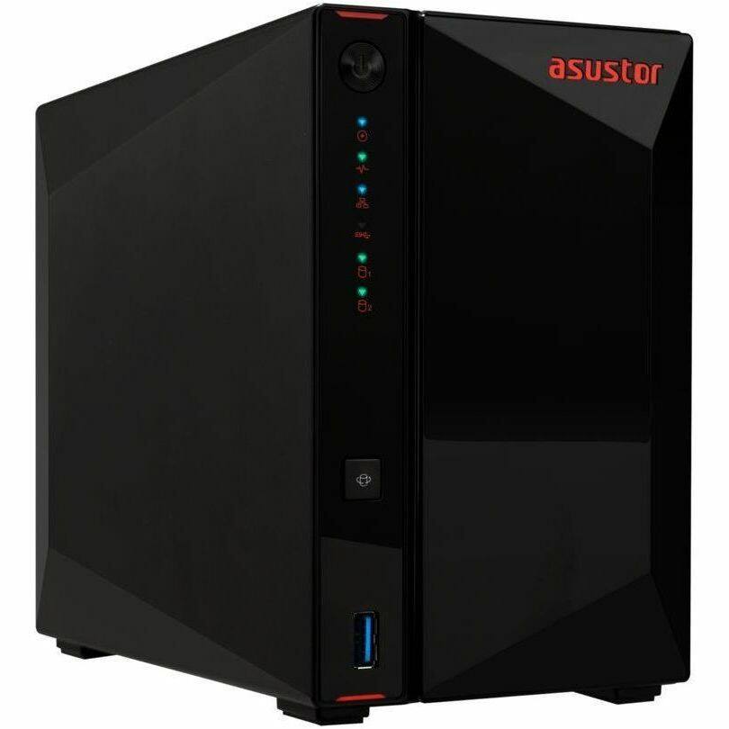 Asustor AS5402T, 2 Bay NAS, Intel Quad Core 2.0GHz CPU, 4X M.2