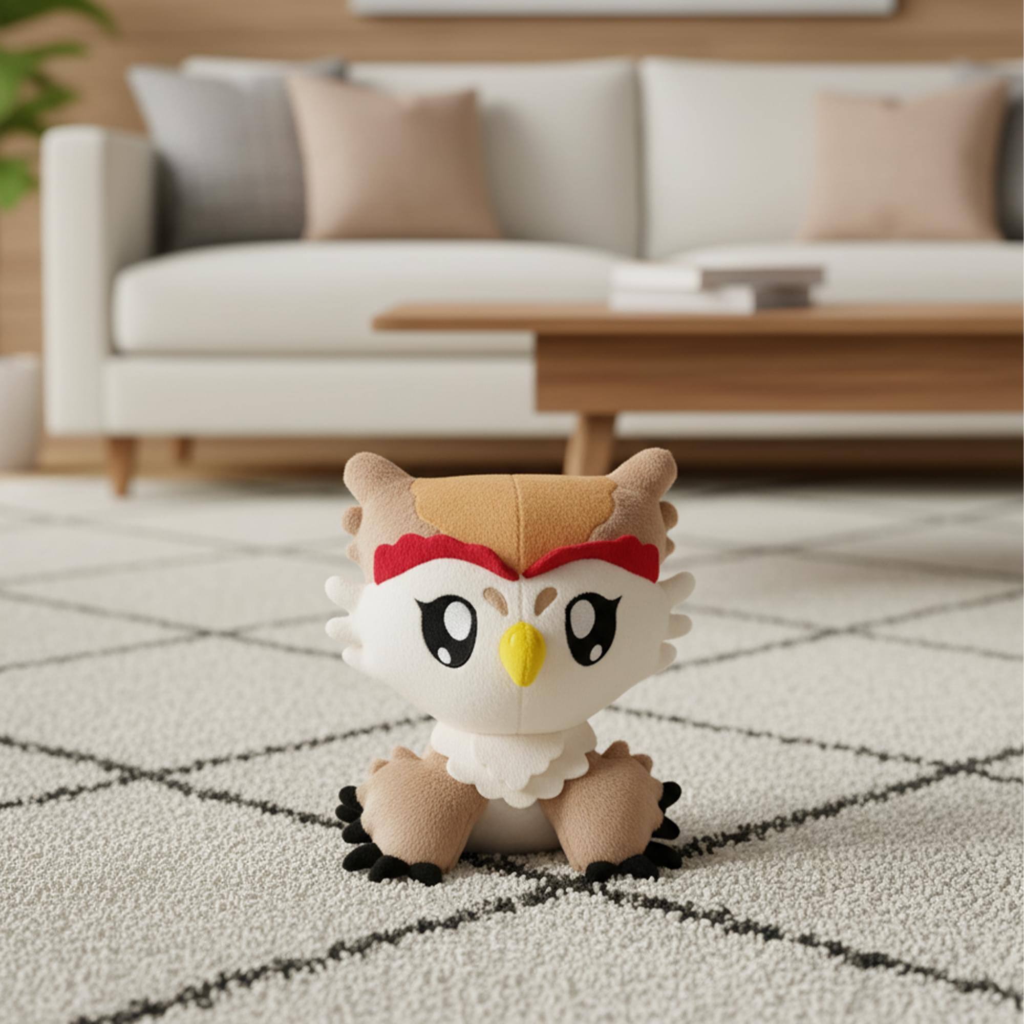 Alt View 2. Tentacle Kitty - Tentacle Kitty Campaign Critters Dawn Owlbear Plush - Multi-Colored.