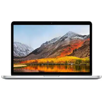 Front. Apple - Apple MacBook Pro ME864LL/A 13' A1502 - Silver.
