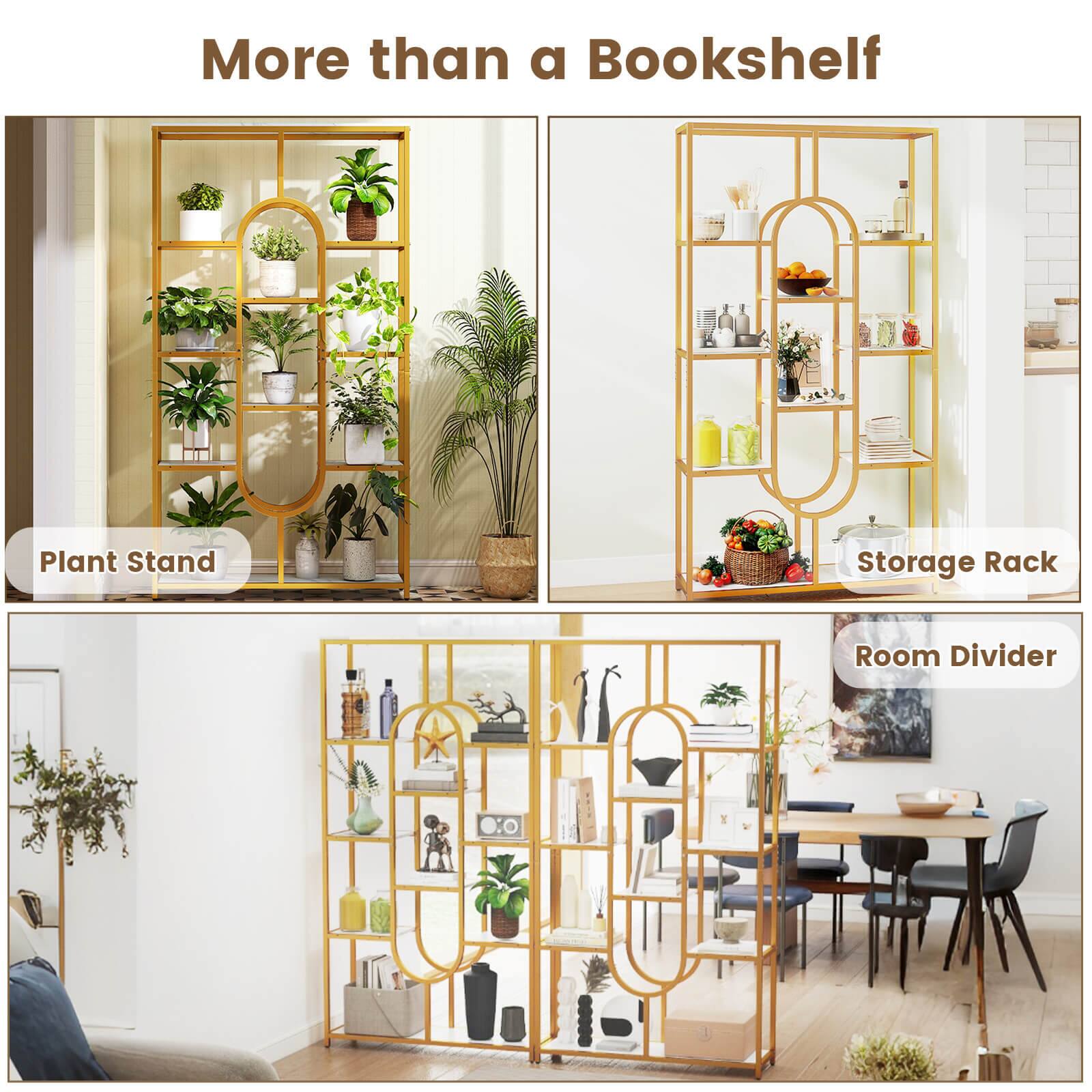 More than a Bookshelf

Plant Stand

Storage Rack

Room Divider