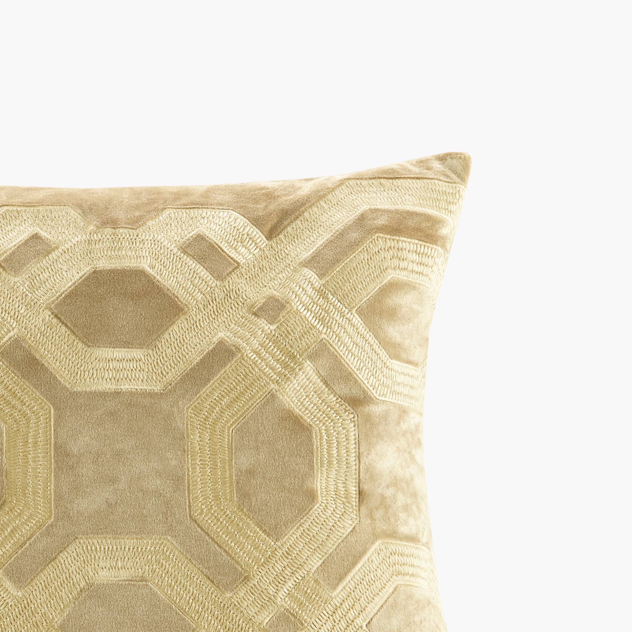 Alt View 1. Gracie Mills - Gracie Mills Gerard Japanese Braiding Square Decor Pillow - Gold.
