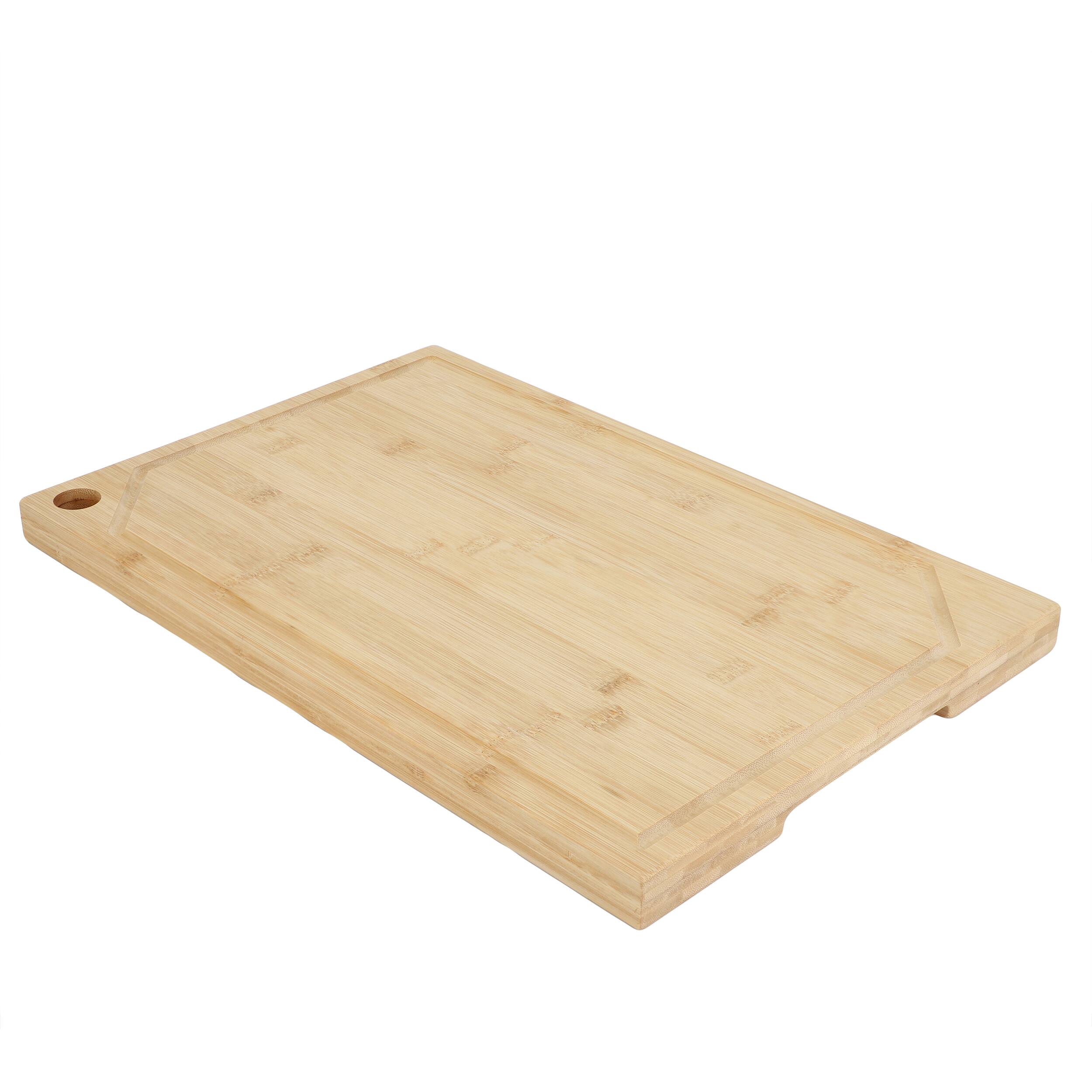 Alt View 1. MegaChef - MegaChef 17.5 x 12 Inch Bamboo Wood Cutting Board - Brown.