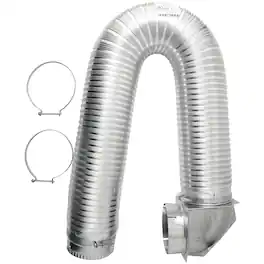 Builder's Best - 4" x 8ft UL Transition-Duct Single-Elbow Kit