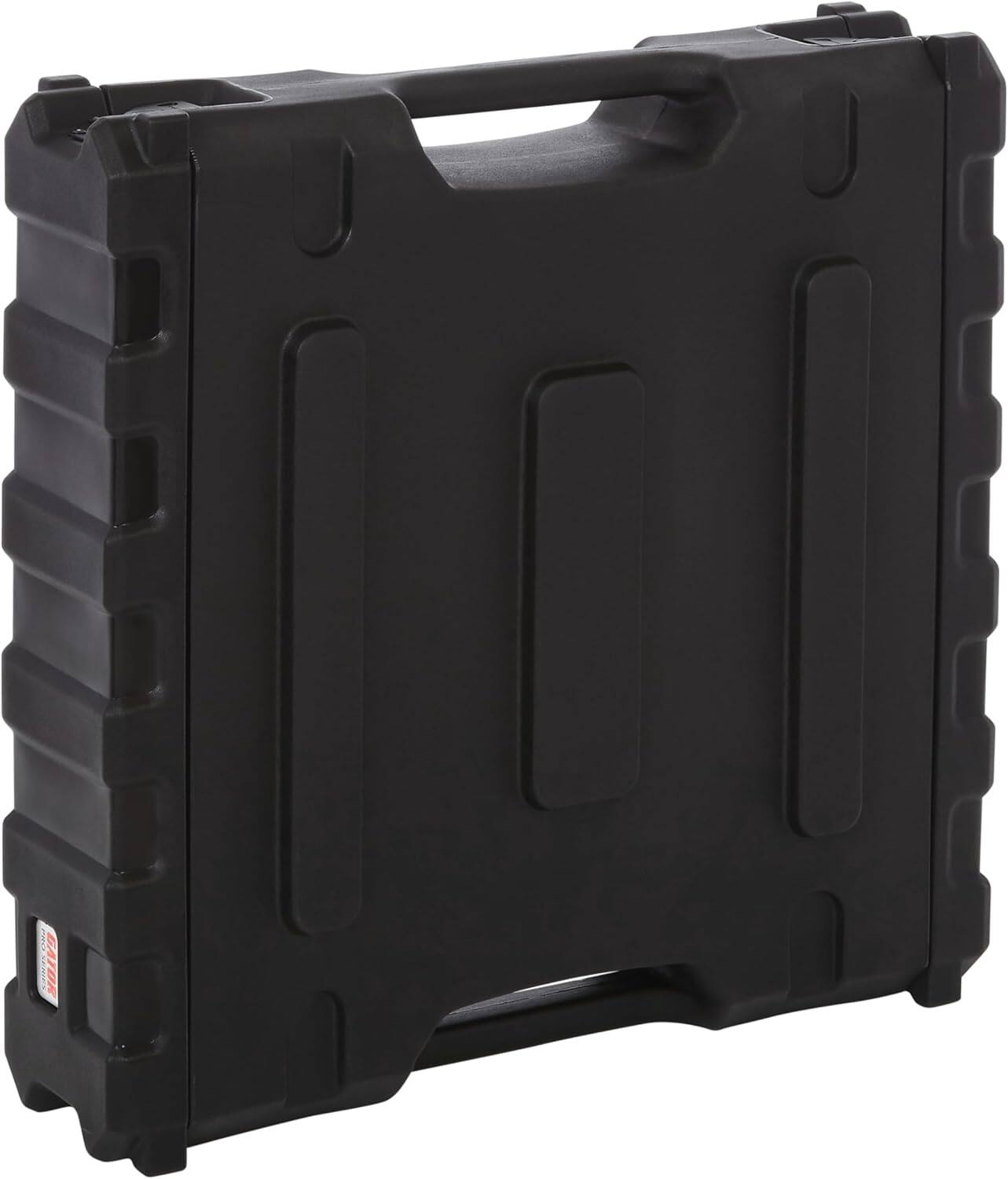 Back. Gator - 2U Rotationally Molded Rack Case with 19-Inch Depth and Dual Threaded Rails.