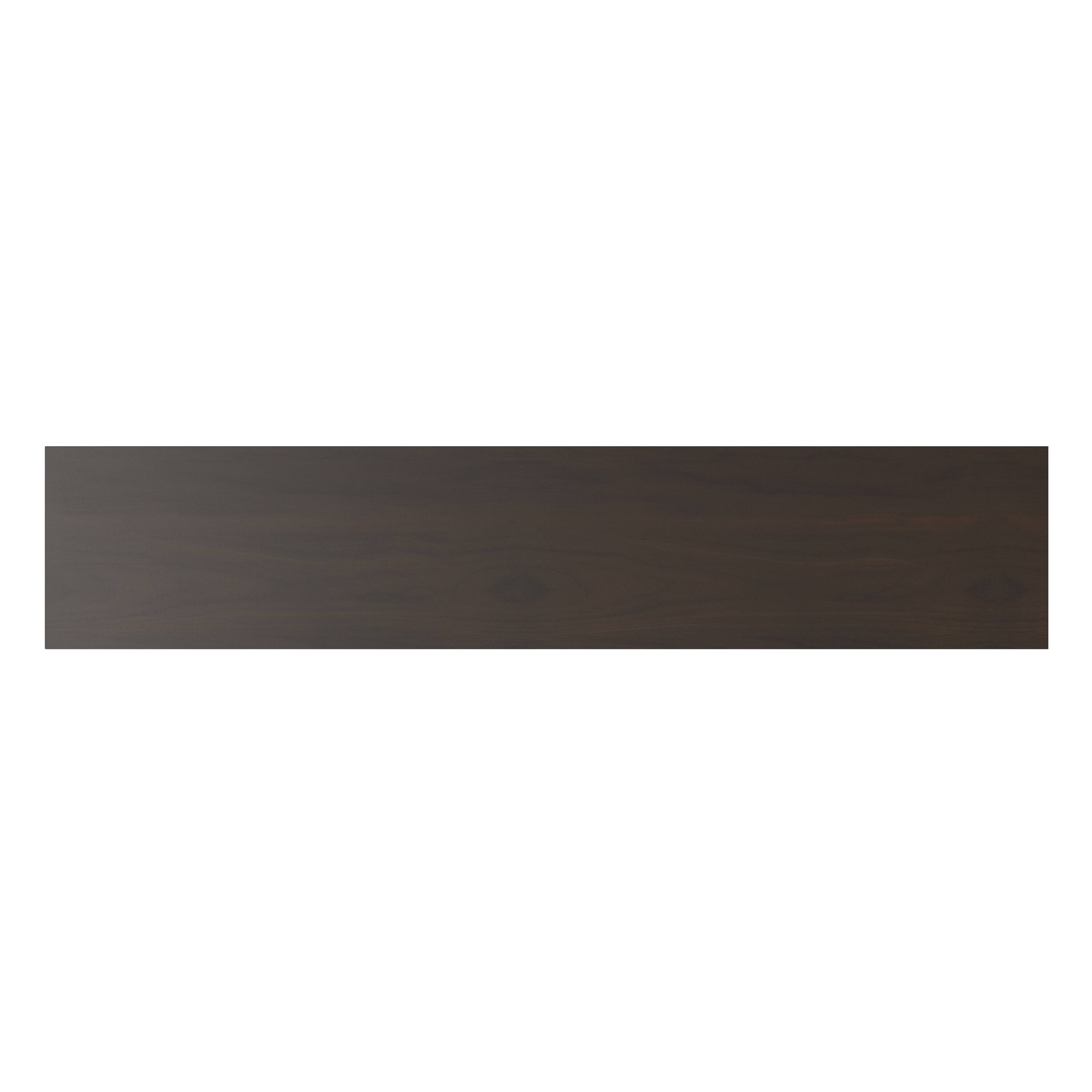 Alt View 1. Simpli Home - Simpli Home Amherst 84 inch Wide Solid Wood Transitional TV Stand in Brunette Brown/Bronze - Brunette Brown.