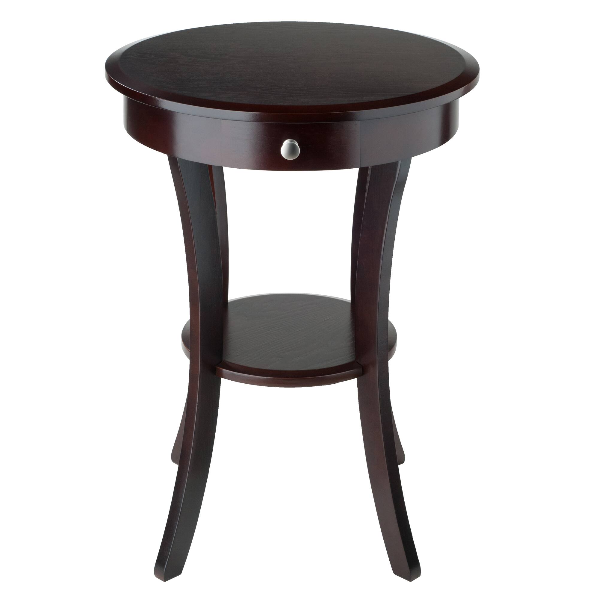 Alt View 4. Winsome Wood - Sasha Round Accent Table - Cappuccino.