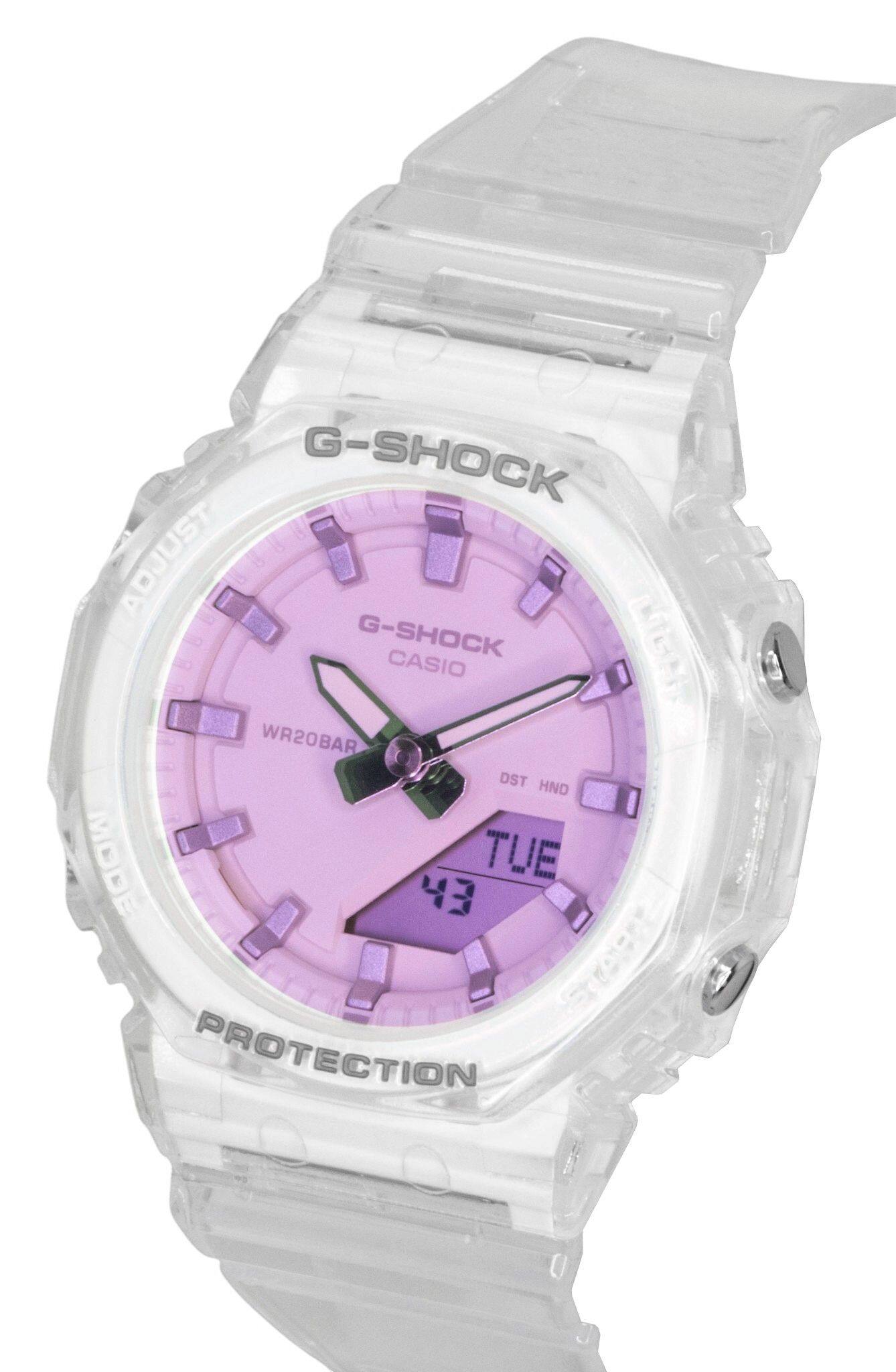 G-SHOCK ADJUST G-SHOCK LIGHT CASIO WR20BAR DST HND MODE TUE 43 PROTECTION