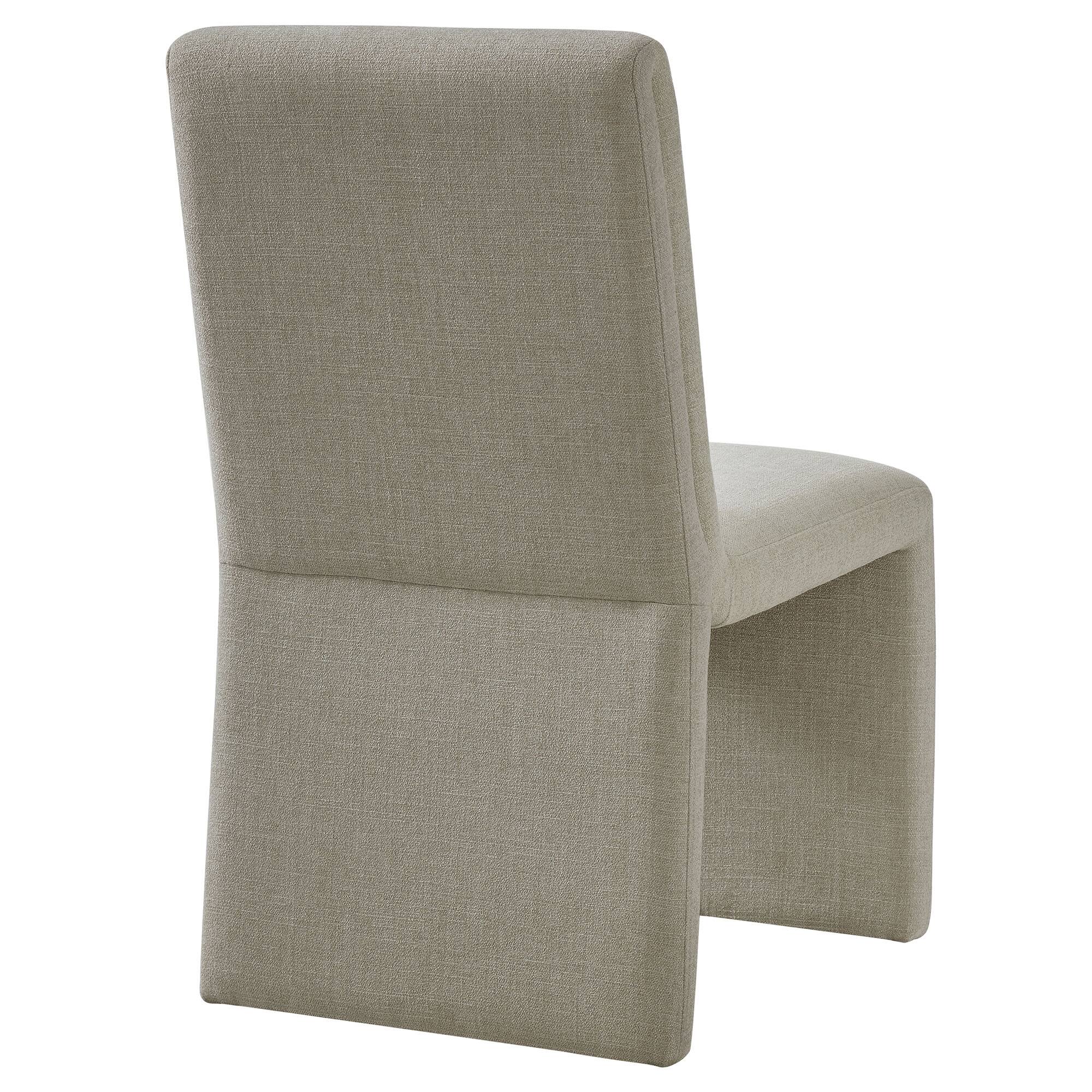 Alt View 1. Modway - Emory Fabric Upholstered Dining Side Chair by Modway - Brown.