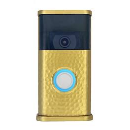 Michael Healy - Hammered Video Doorbell Cover (Ring 2nd Gen) - Satin Brass