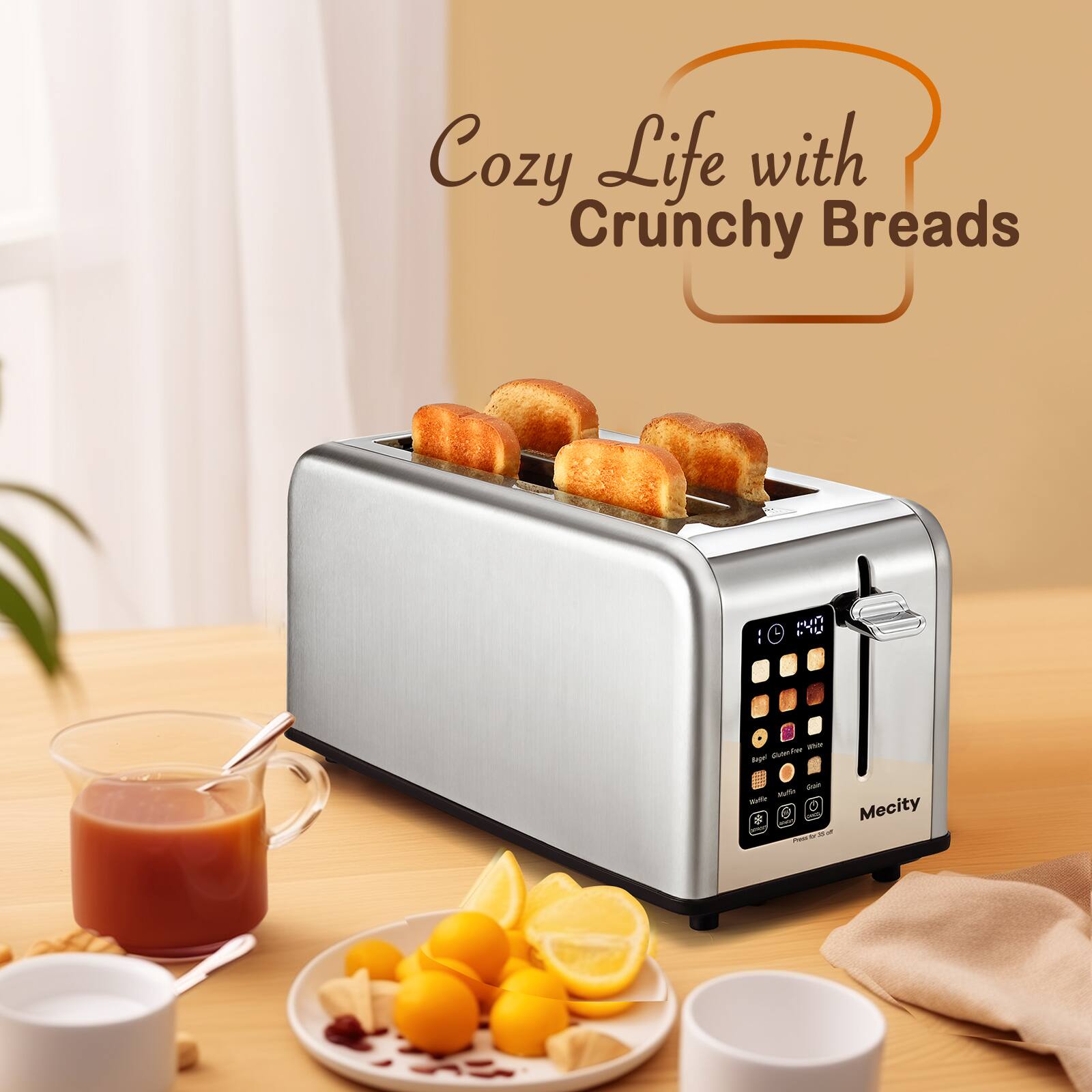 Cozy Life with Crunchy Breads

L 1.16

- tage! Guten Ree

for - X

Mecity