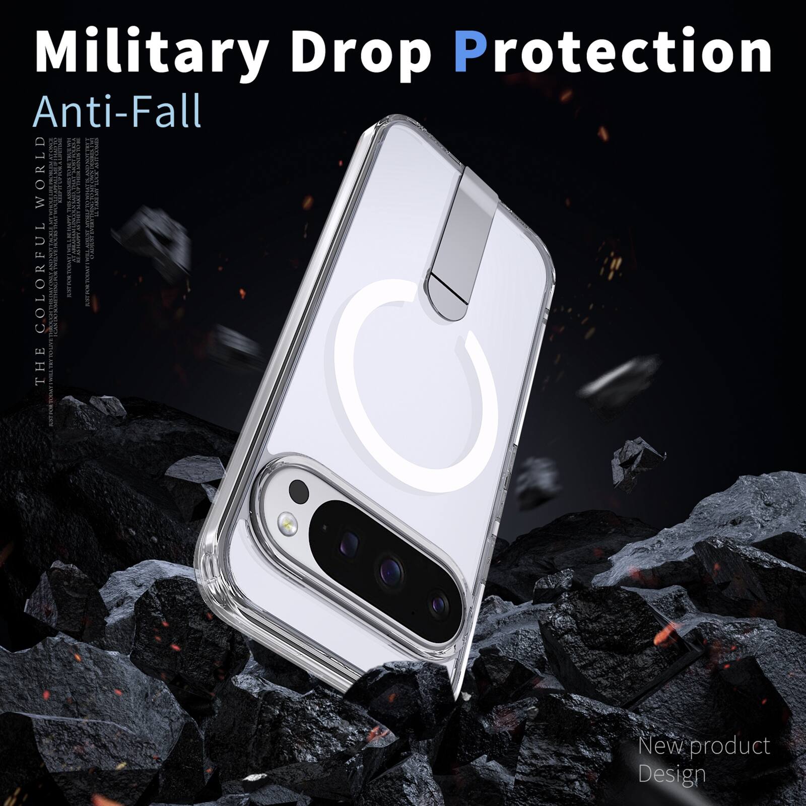 Military Drop Protection  
Anti-Fall  

New product Design