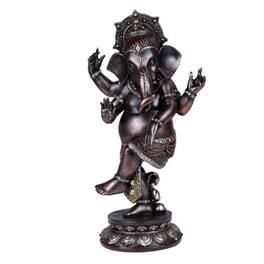 Pacific Trading - Dancing Ganesha Statue Figurine 13 inch - Bronze