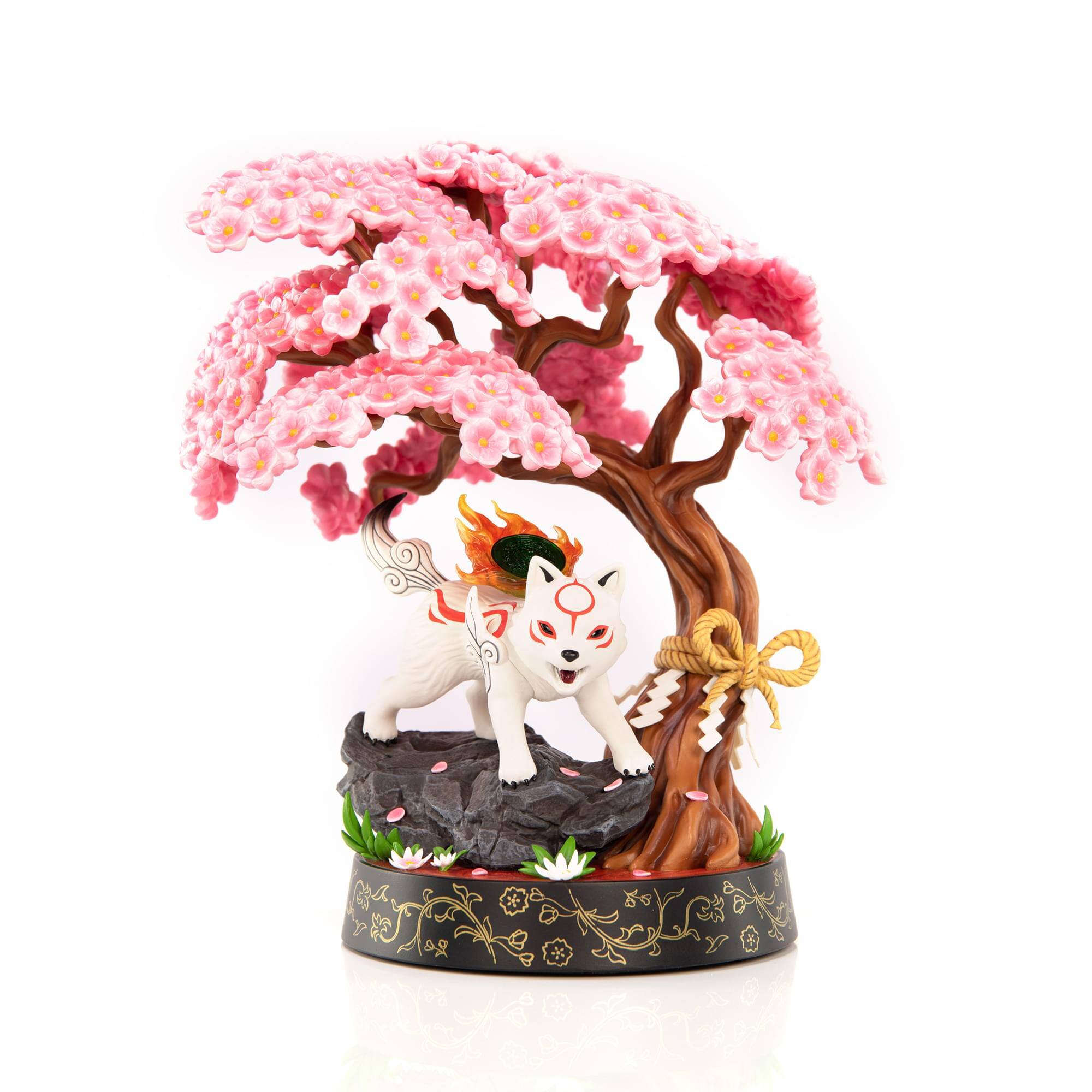 Front. First 4 Figures - Okamiden Chibiterasu 10 Inch PVC Statue (Standard Edition) - Multi-Colored.