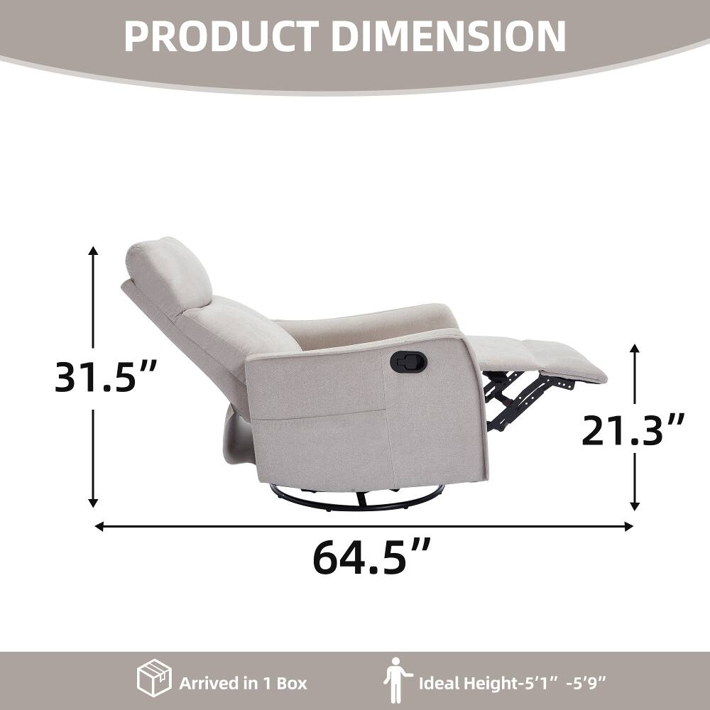 PRODUCT DIMENSION  
31.5"  
21.3"  
64.5"  
Arrived in 1 Box  
Ideal Height-5'1" -5'9"
