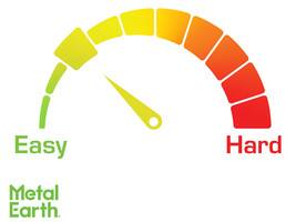 Easy  
Metal Earth  
Hard