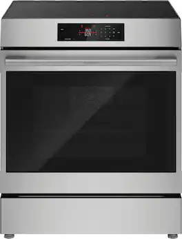 Bosch - 500 Series 5.8 Cu. Ft. Slide-In Induction Convection Range - Stainless Steel