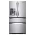 Whirlpool - 36 in. Wide 25 cu. ft. Wide French Door Bottom Mount Refrigerator with Two-Tier Freezer Storage - Stainless Steel