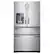 Front. Whirlpool - 36 in. Wide 25 cu. ft. Wide French Door Bottom Mount Refrigerator with Two-Tier Freezer Storage - Fingerprint Resistant Stainless Steel.