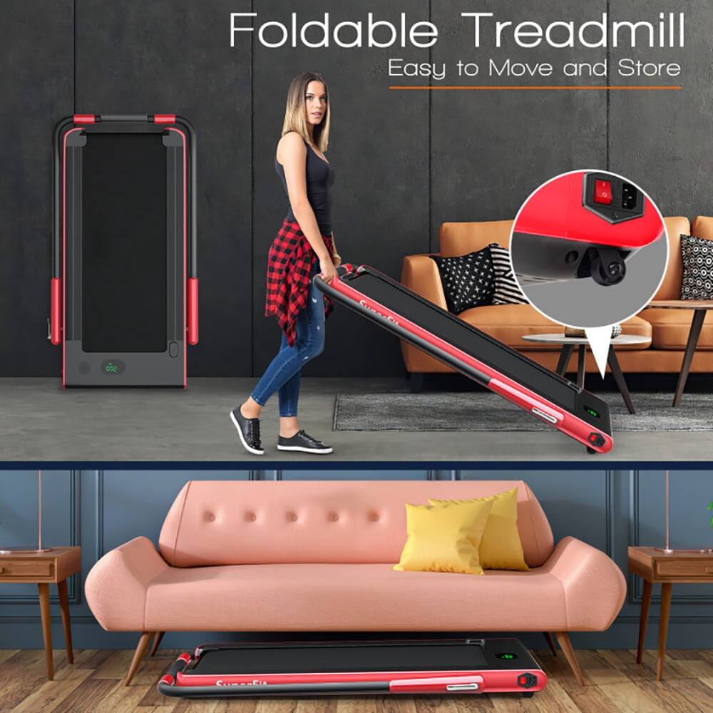 Foldable Treadmill  
Easy to Move and Store