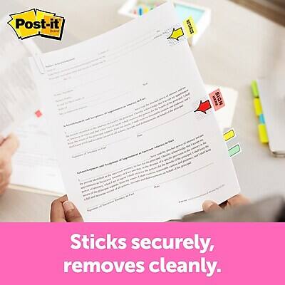 Post-it Notes

Sticks securely, removes cleanly.