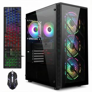 STGAubron Gaming Desktop PC, Radeon RX 590 8G Graphics, Intel STGAubron Gaming Desktop PC, Radeon RX 590 8G Graphics, Intel