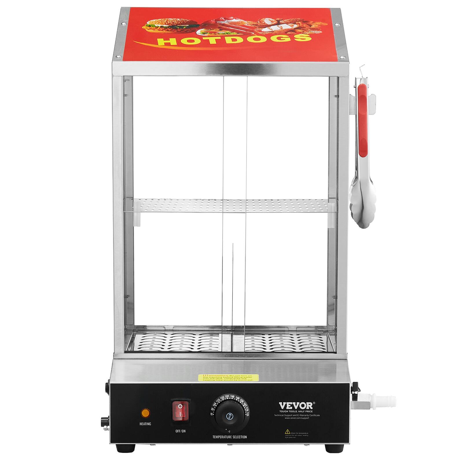 HOTDOGS

20
0
= 17 140

VEVOR TOUGH TOOLS. WOLF PRICE CHARMICH INSLATY - chorenly Calories - CONTRATED

HEATING OFF/ON
TEMPERATURE 98. SELECTION