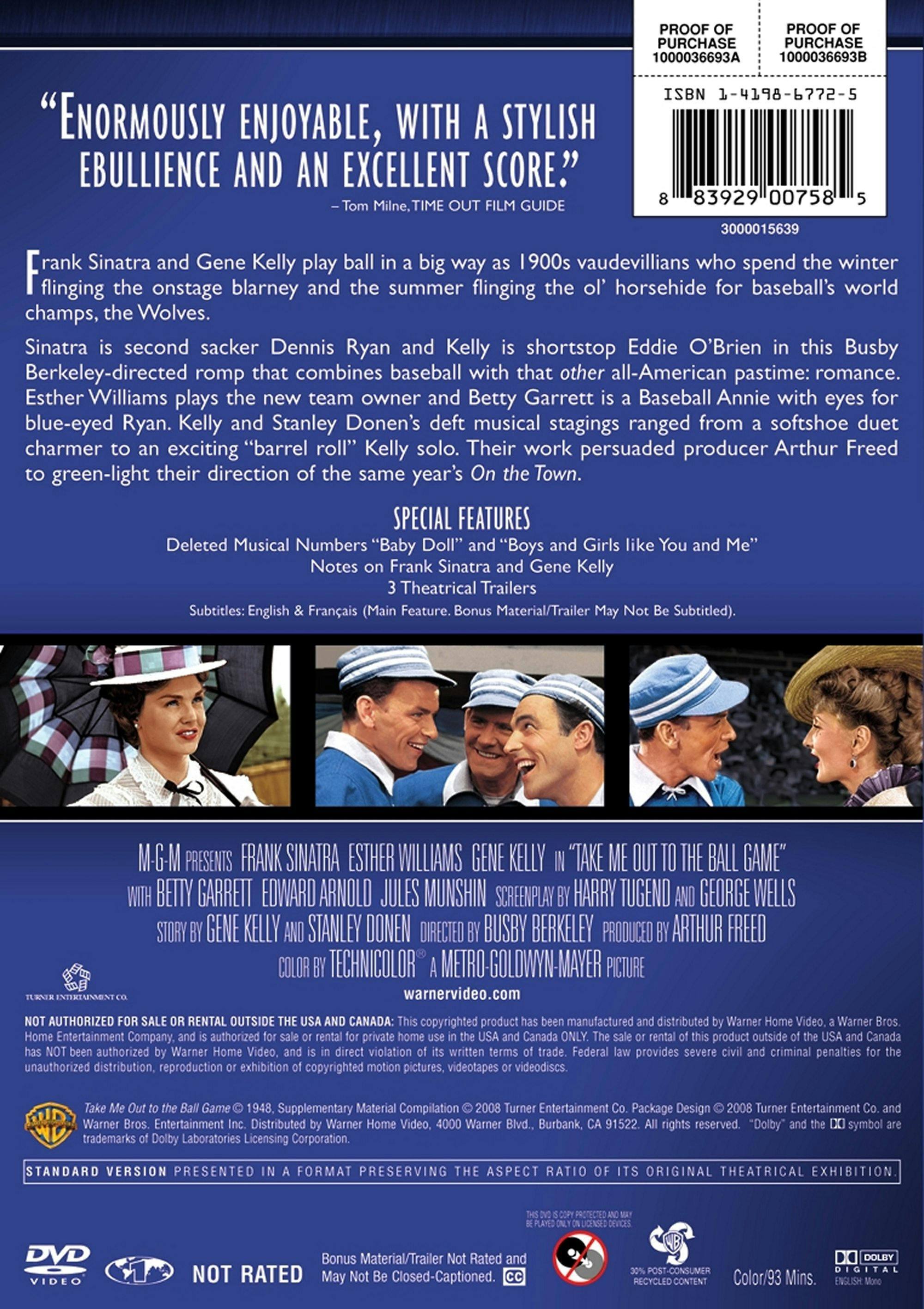 Back. Take Me Out to the Ball Game [DVD].