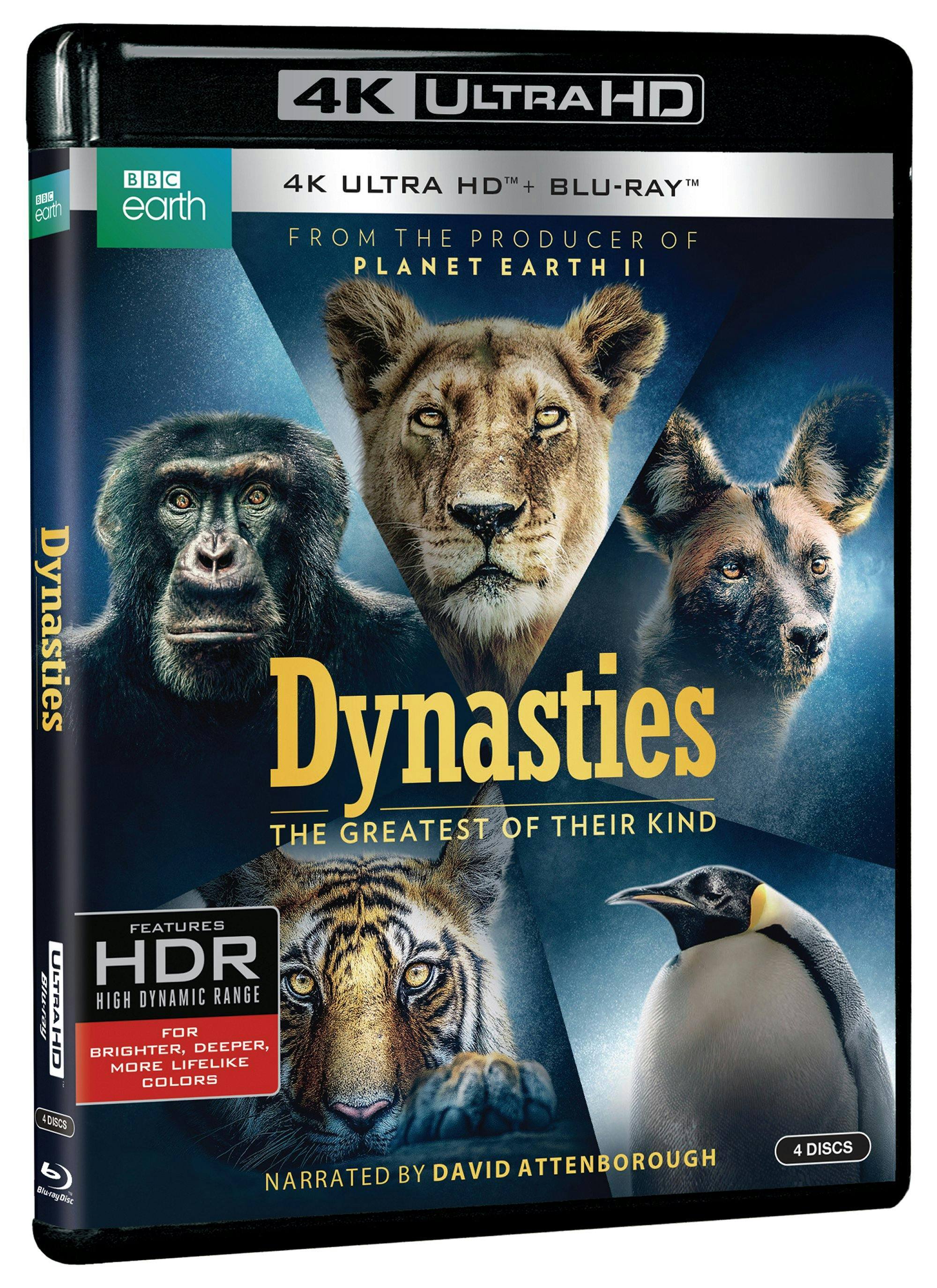 Angle. Dynasties The Greatest of Their Kind   - 4K Blu-Ray.