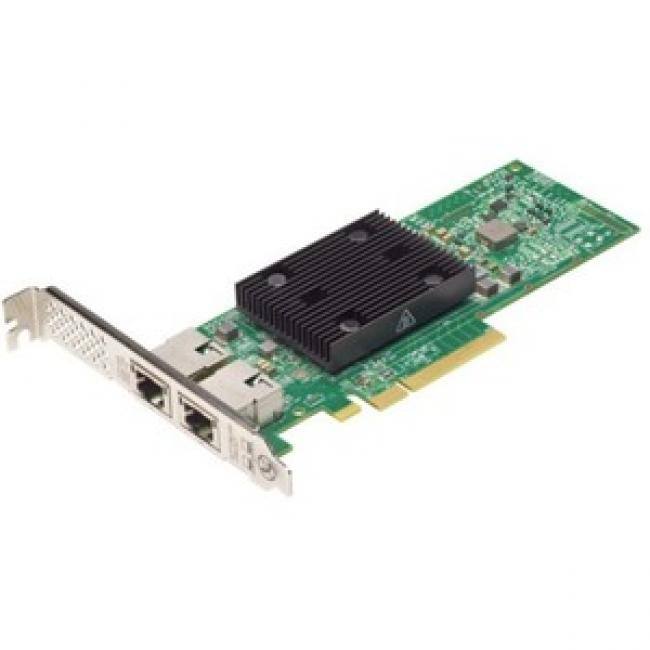 Front. Broadcom - Broadcom Dual-Port 10GBASE-T Ethernet PCI Express Gen3 x8 Network Interface Card - PCI Express 3.0 x8 - 2 Port(s) - 2 - Black.