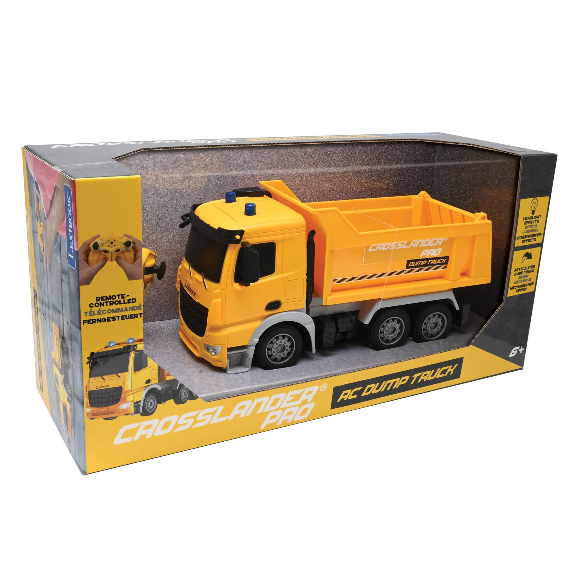 CROSSLANDER PRO  
REMOTE- CONTROLLED  
TELECOMMANDÉ  
FERNEGESTEUERT  
AC DUMP TRUCK  
6+