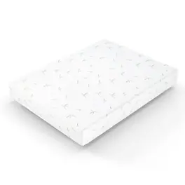 Kadyn - Memory Foam Mattress, Green Tea & Cooling Gel, Fiberglass-Free, Medium Firm Bamboo - White