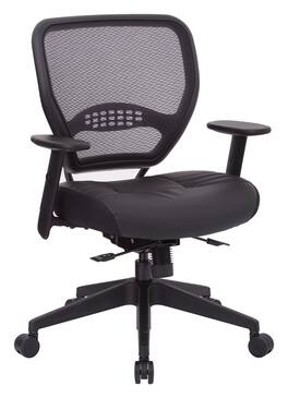 Office Star Products - Air Grid® Back Managers Chair - Black