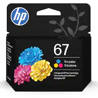 HP - 67 Standard Capacity Ink Cartridge - Tri-color - Front_Zoom