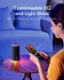 Customizable EQ and Light Show Tailor your listening experience via the Soundcore app.
