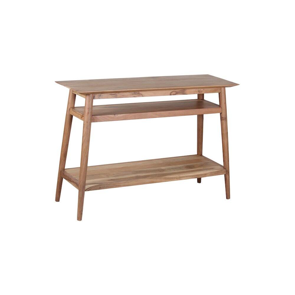 Alt View 5. Porter Designs - Portola Solid Acacia Wood Console Table - Natural.