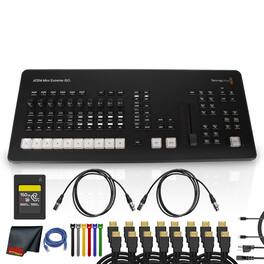 Blackmagic Design - ATEM Mini Extreme ISO G2 Switcher | 8-Input Live Production Mixer + More - Black