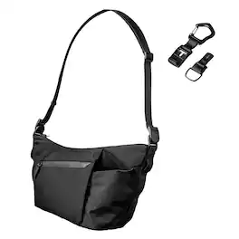 ALPAKA - Flow Satchel 4L & HUB Carabiner (L) Bundle - Black Axoflux 210D