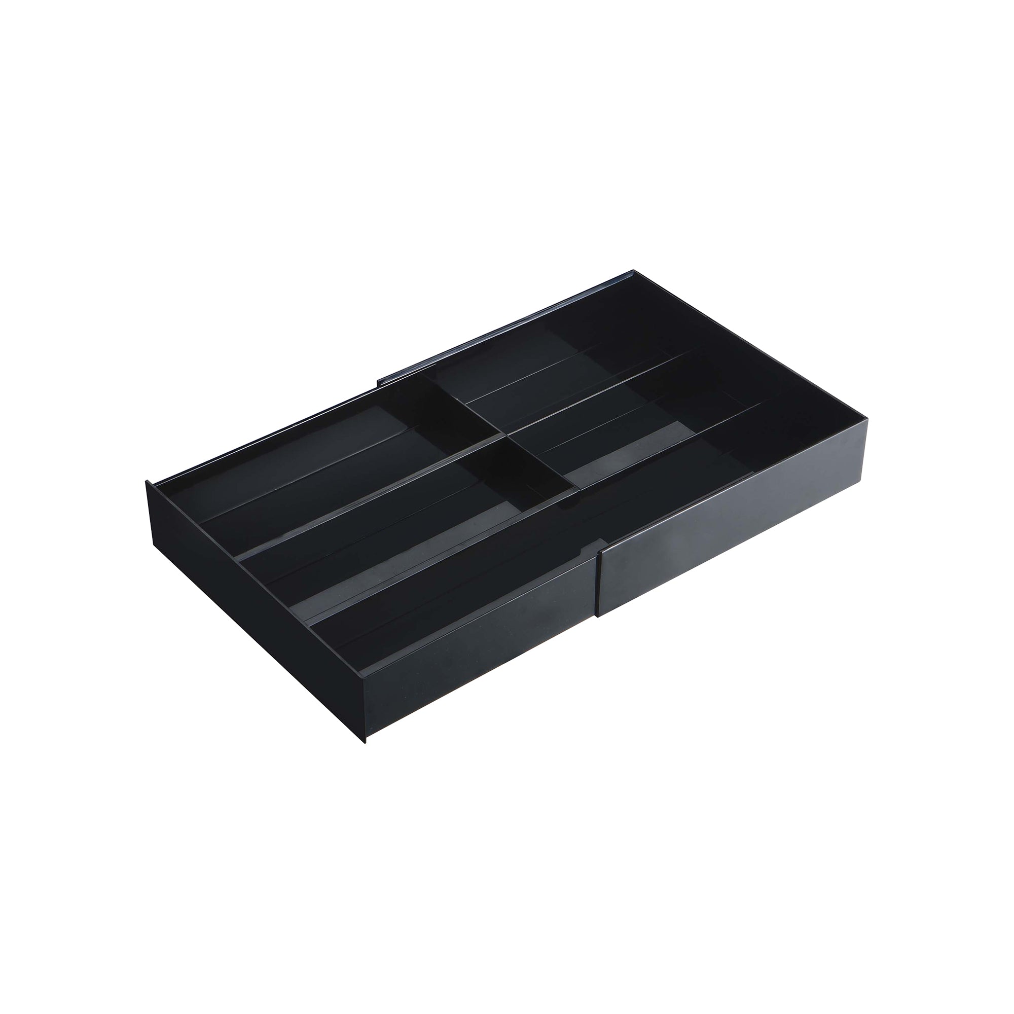 Alt View 6. Yamazaki Home - Expandable Cutlery Organizer - White.