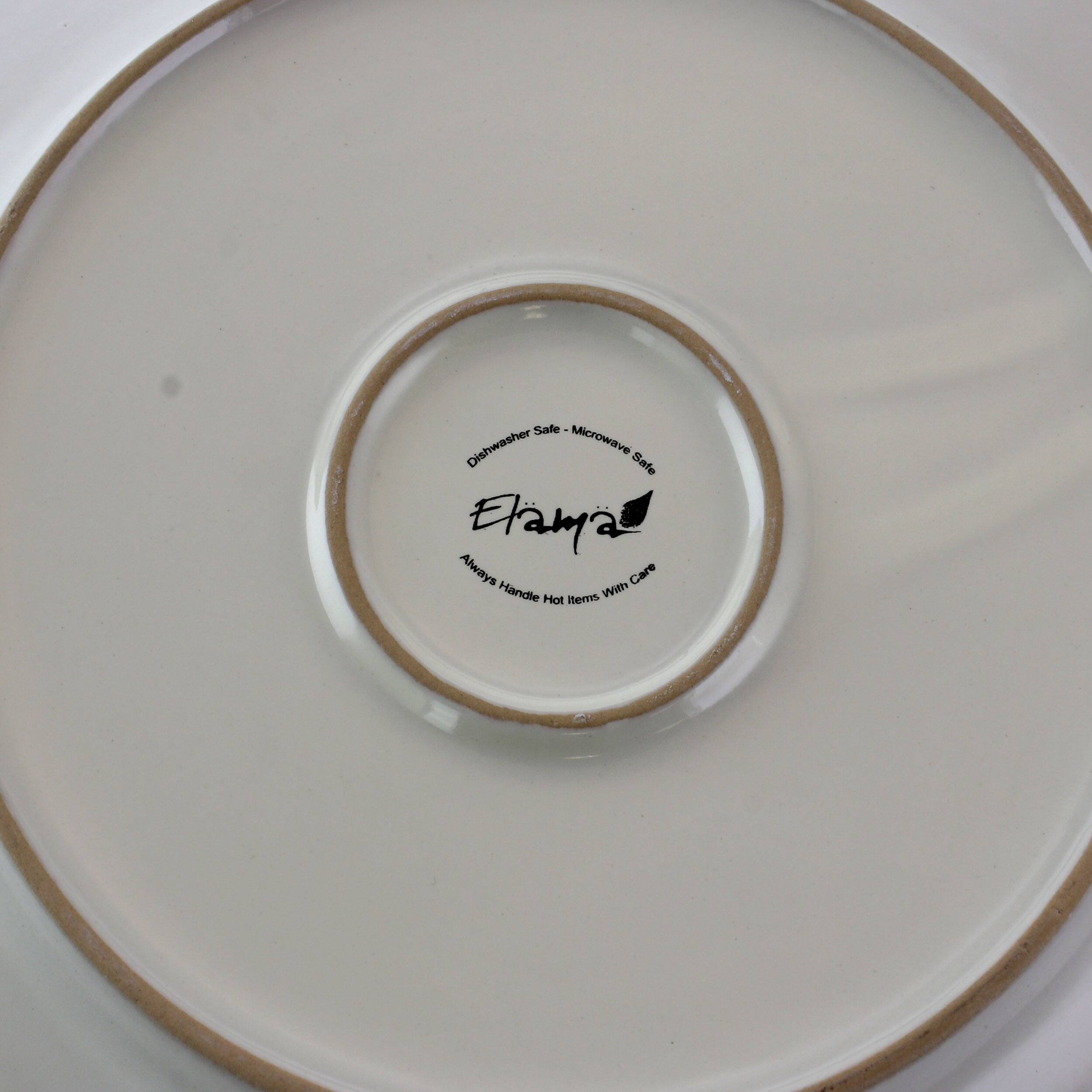Dishwasher Safe - Microwave Safe Elama Always Handle Hot Items With Care
