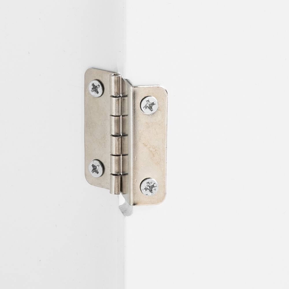 Alt View 4. SlickBlue - Wall Hanging Cabinet with Two Doors Wall Washer Storage Cabinet for Space-Saving Organization - White.