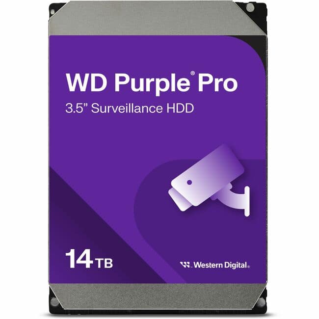 Western Digital - WD Purple Pro WD142PURP 14 TB Hard Drive - Internal - SATA