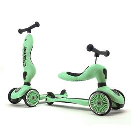Scoot & Ride - 2-in-1 Ride-On & Stand Kids Scooter, Ages 1-5, Highwaykick 1 - Kiwi