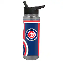 Great American Products - Chicago Cubs 24oz. Cool Vibes Jr. Thirst Hydration Water Bottle - Multicolor
