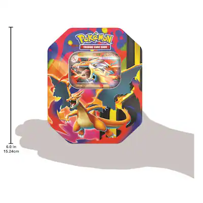 Pokemon Tcg: Mega Charizard Y Tin - 4 Packs, Promo Card Pokemon Tcg: Mega Charizard Y Tin - 4 Packs, Promo Card
