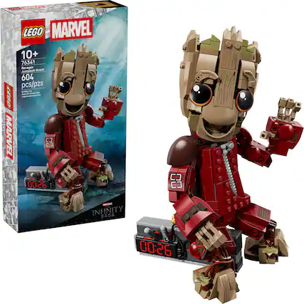 UA | LEGO MARVEL 10+ 76341 Ravager Groot Jumpsuit 604 pcs/pzs
1m JUm - - ! Lramu LEGO - MARVEL CJ CJ | QTD 00:26 180S8 - F - INFINITY SAGA Dr 00:26