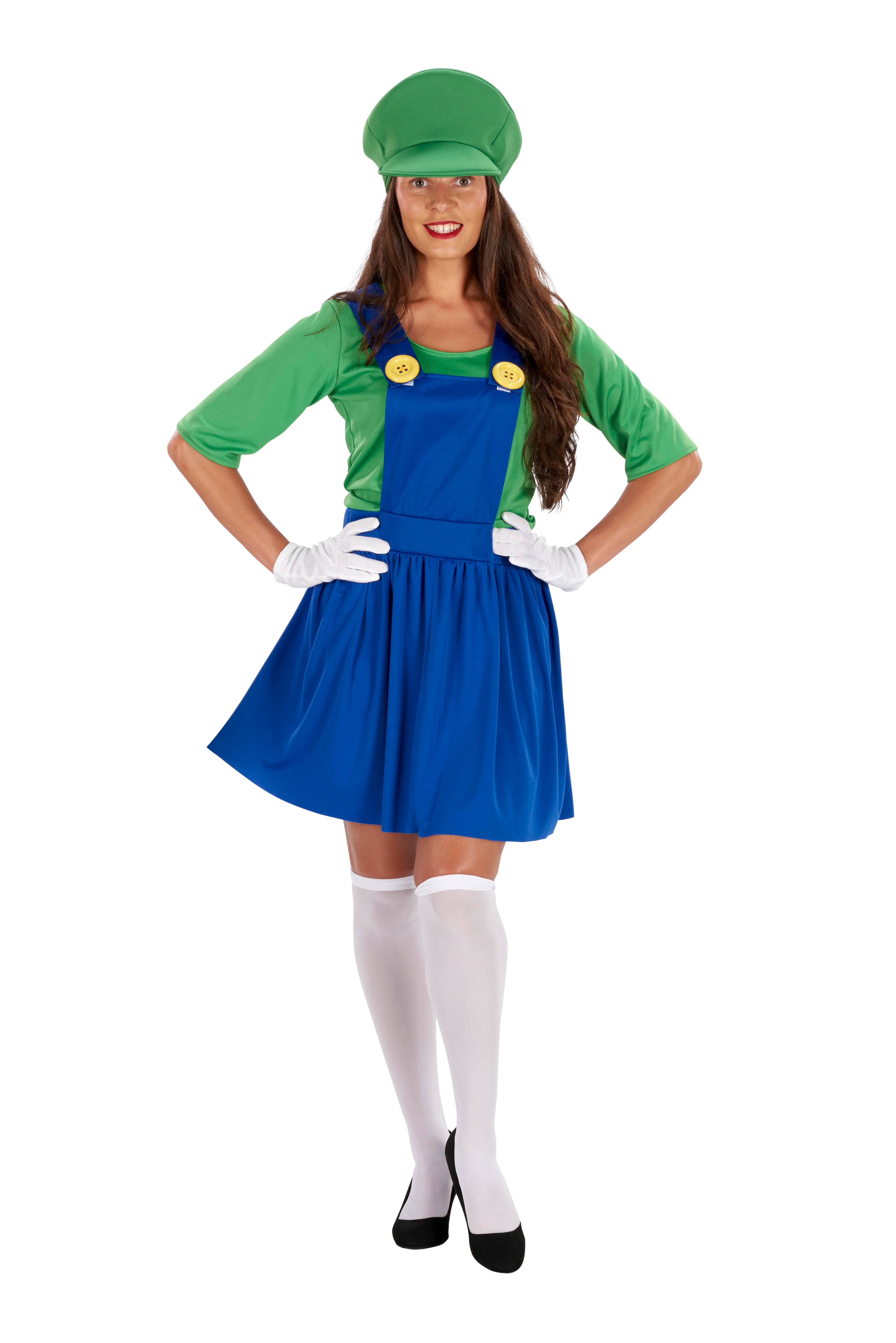 Orion Costumes - Super Mario Inspired Plumber Adult Dress Costume | Large - Green price history on PriceWatchPro