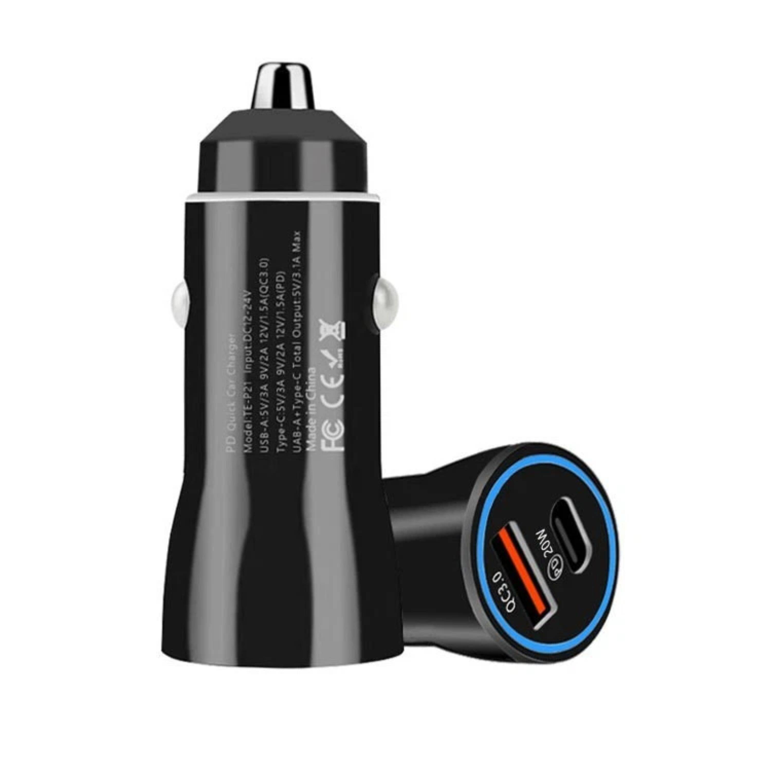 Max SA(QC3.0) V/1.5A(PD) Output:SV/3.1A input.DC12-24V L/AZI 12V/1 X Charger 9V/2A 9V/2A Total 3 Car PD Quick Model:TE-P21 USB-A:SV/3A Type-C:SV/3A UAB-A+Type-C Made in China FC 20W PD 0. QC3.0