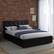 Alt View 12. DHP - Dean Faux Leather Upholstered Queen-Sized Bed - Black.